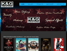 Tablet Screenshot of kng-creations.com